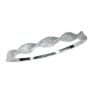 بنگل نقره زنانه مدل ITL-20014