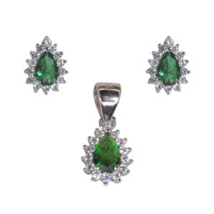 نیم ست نقره زنانه دابلت کد ITL-650