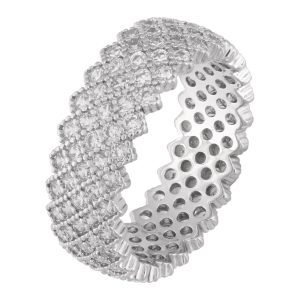 انگشتر نقره زنانه مدل ITL-49