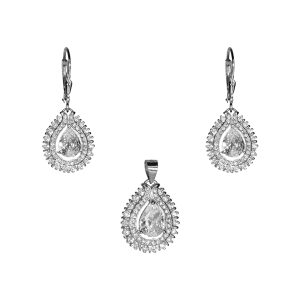 نیم ست نقره زنانه مدل ITL-0756