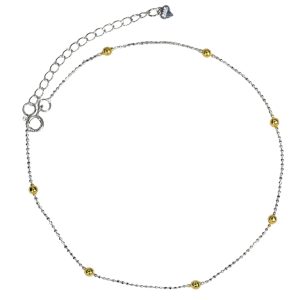 پابند نقره گوی دار زنانه مدل ITL-250