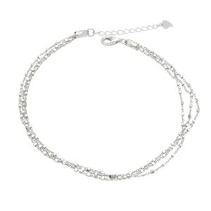 پابند نقره زنانه مدل سه رج کد ITL-142