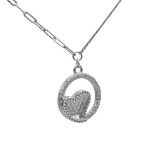 گردنبند نقره زنانه مدل تراش کد ITL-358