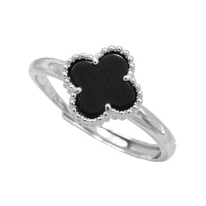 انگشتر نقره ونکلیف زنانه مدل فری سایز کد ITL-0101