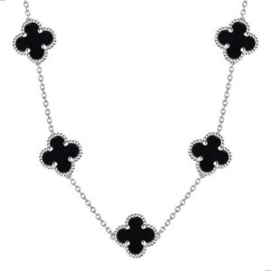 گردنبند نقره زنانه مدل ونکلیف کد ITL-155