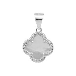 پلاک نقره زنانه مدل ونکلیف کد ITL-725