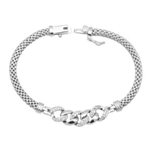 دستبند نقره زنانه مدل کارتیه مدل ITL-911