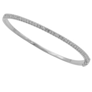 بنگل نقره زنانه مدل تنیسی کد ITL-108