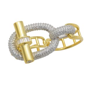 انگشتر هرمس دو انگشتی نقره زنانه مدل ITL-1023